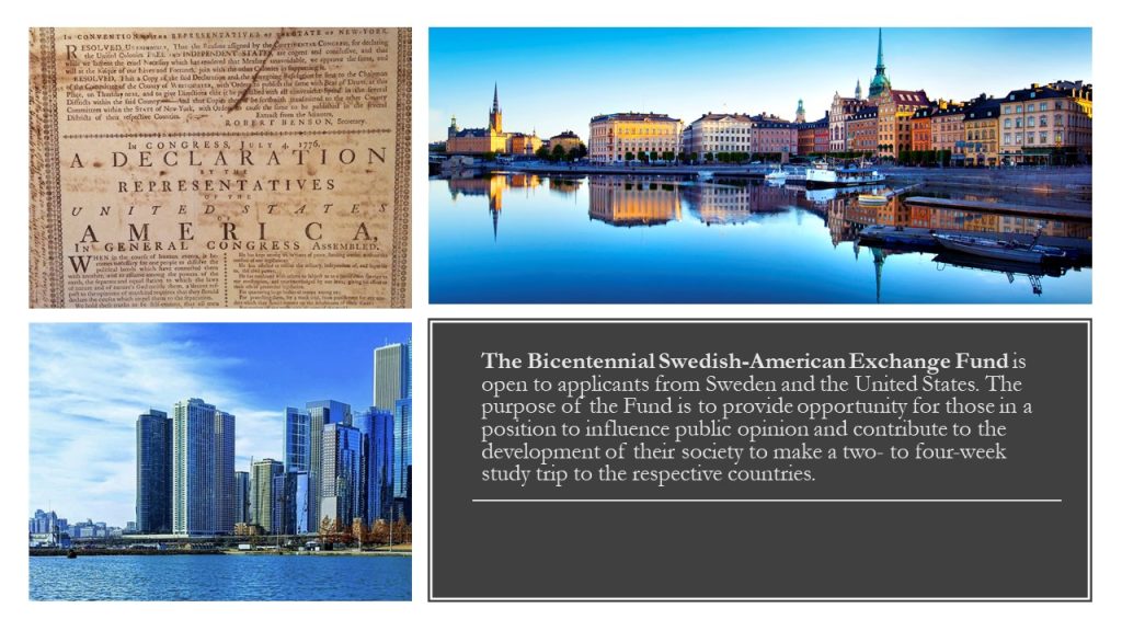 The Bicentennial Swedish-American Exchange Fund (1976 Fund) – sweamfo